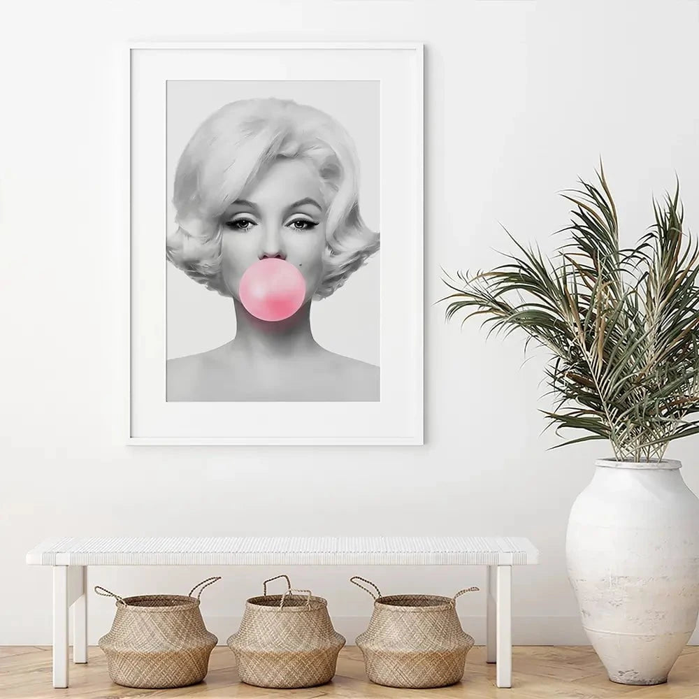 Bubblegum 1 Framed Art Print Bubblegum 1 Framed Art Print wall art product Art Print Shop