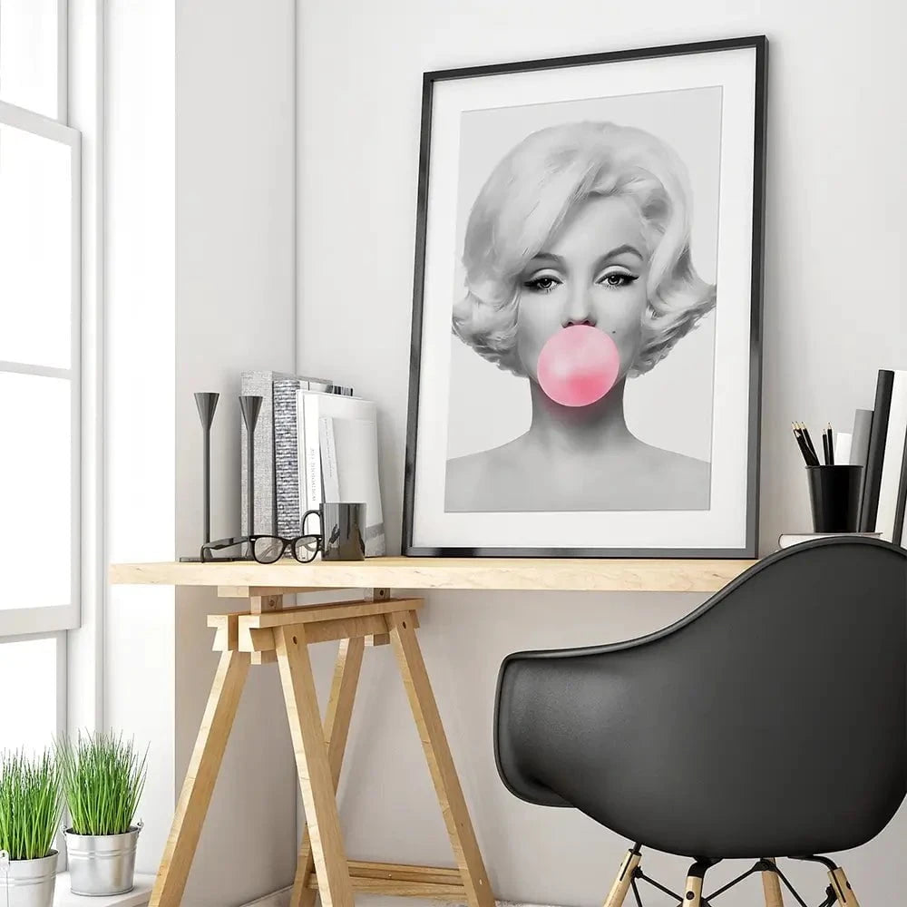 Bubblegum 1 Framed Art Print Bubblegum 1 Framed Art Print wall art product Art Print Shop