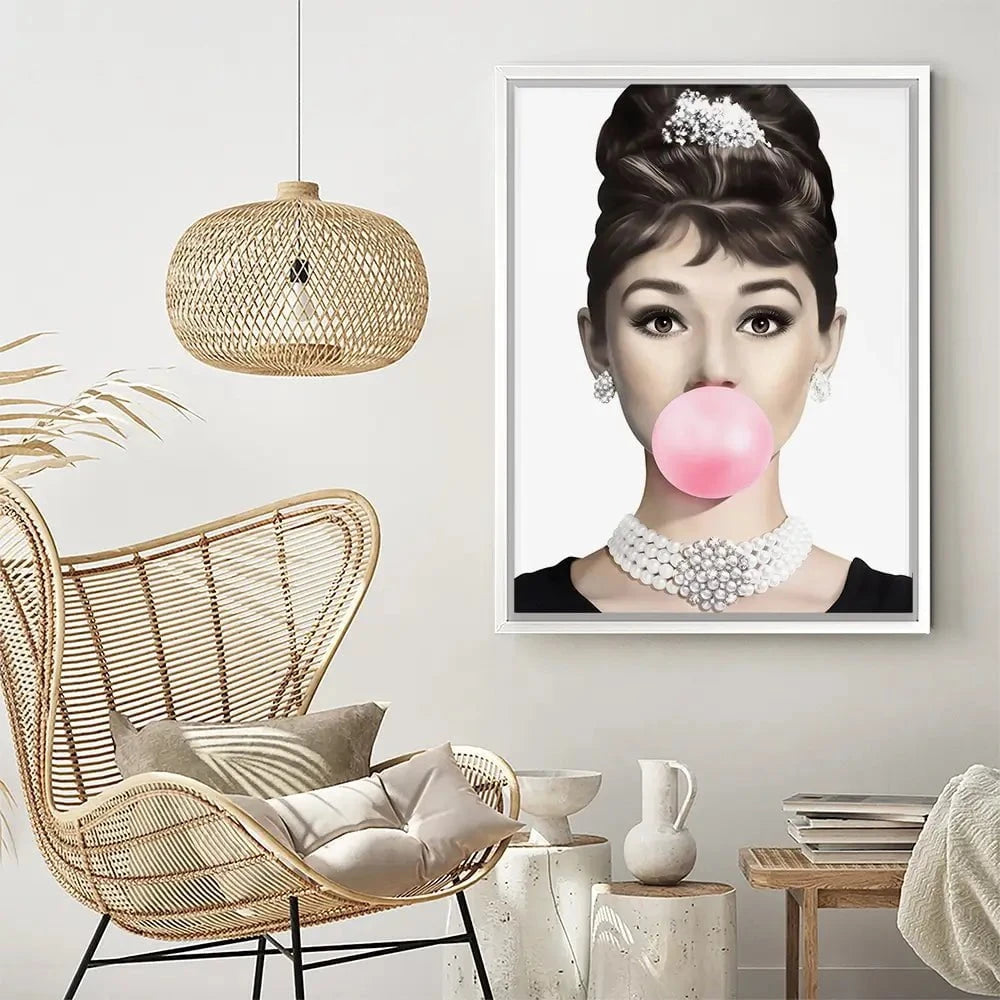 Bubblegum 2 Canvas Print Bubblegum 2 Canvas Print wall art product Art Print Shop
