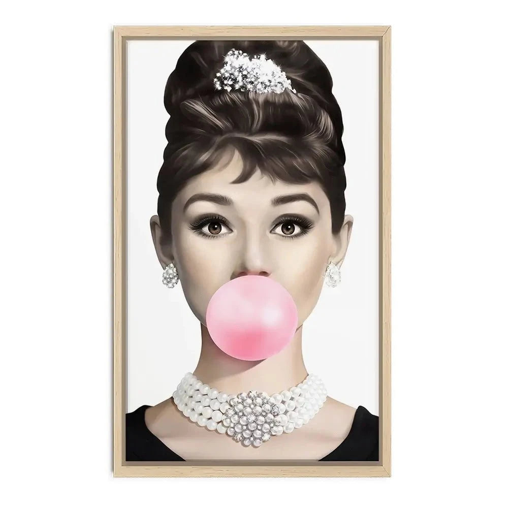 Bubblegum 2 Canvas Print Bubblegum 2 Canvas Print wall art product Art Print Shop