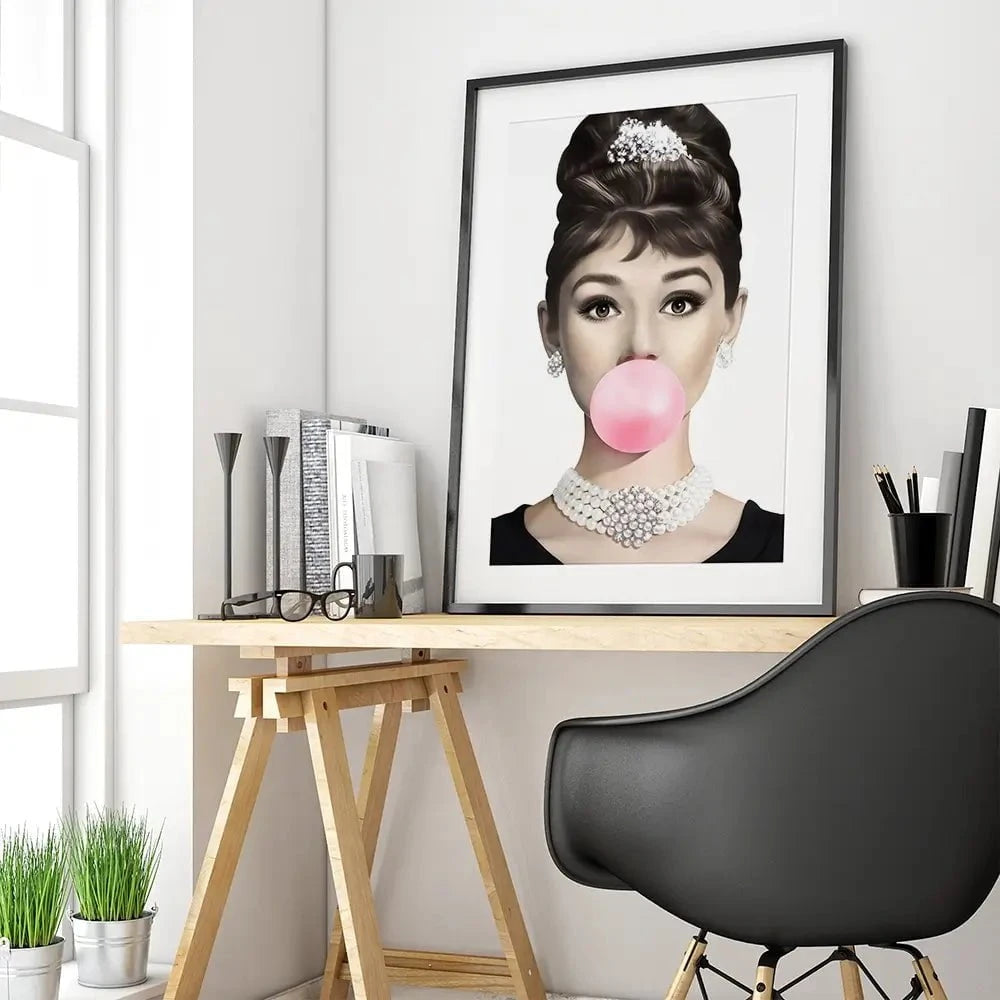 Bubblegum 2 Framed Art Print Bubblegum 2 Framed Art Print wall art product Art Print Shop
