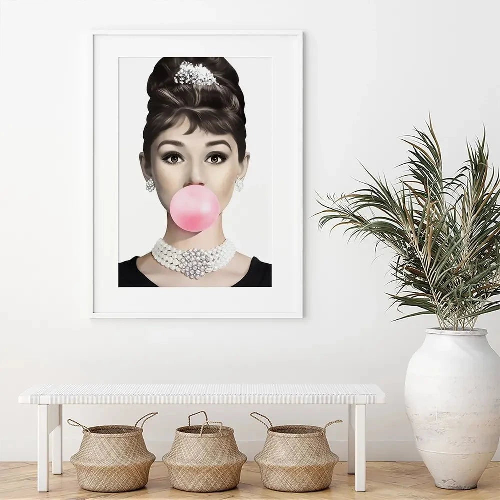 Bubblegum 2 Framed Art Print Bubblegum 2 Framed Art Print wall art product Art Print Shop