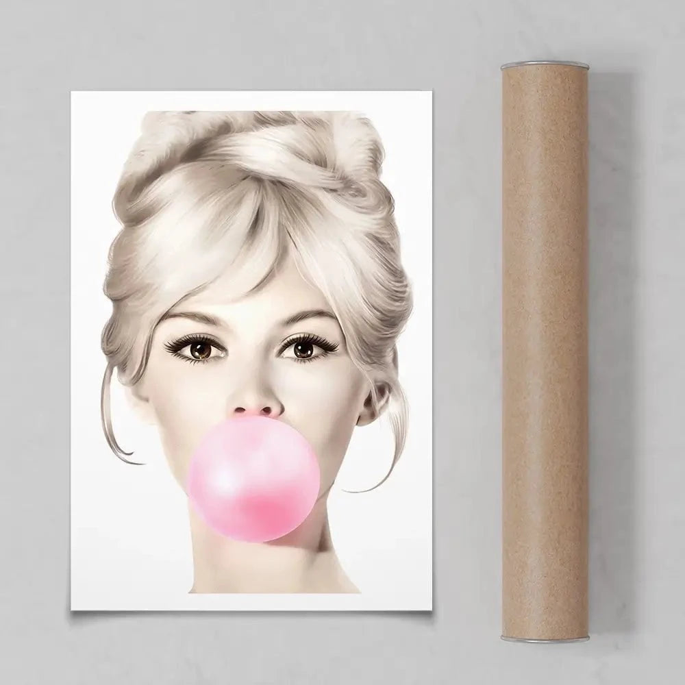 Bubblegum 3 Art Print Bubblegum 3 Art Print wall art product Art Print Shop