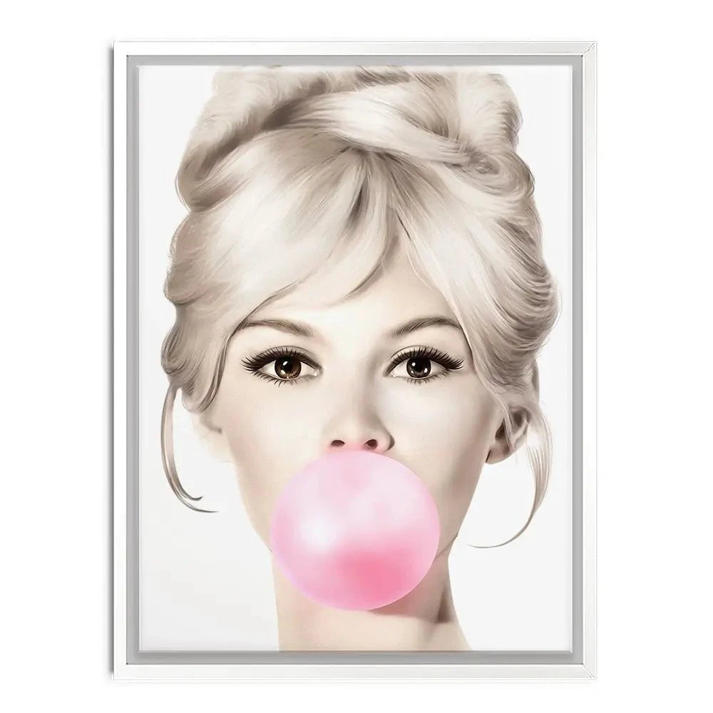 Bubblegum 3 Canvas Print Bubblegum 3 Canvas Print wall art product Art Print Shop