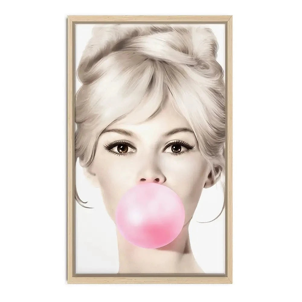 Bubblegum 3 Canvas Print Bubblegum 3 Canvas Print wall art product Art Print Shop