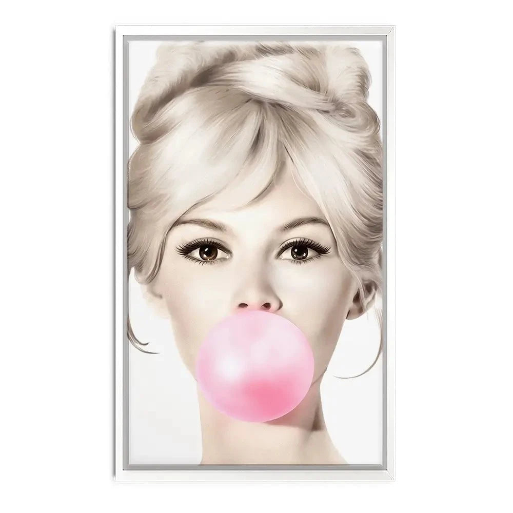 Bubblegum 3 Canvas Print Bubblegum 3 Canvas Print wall art product Art Print Shop