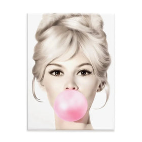 Bubblegum 3 Canvas Print Bubblegum 3 Canvas Print wall art product Art Print Shop