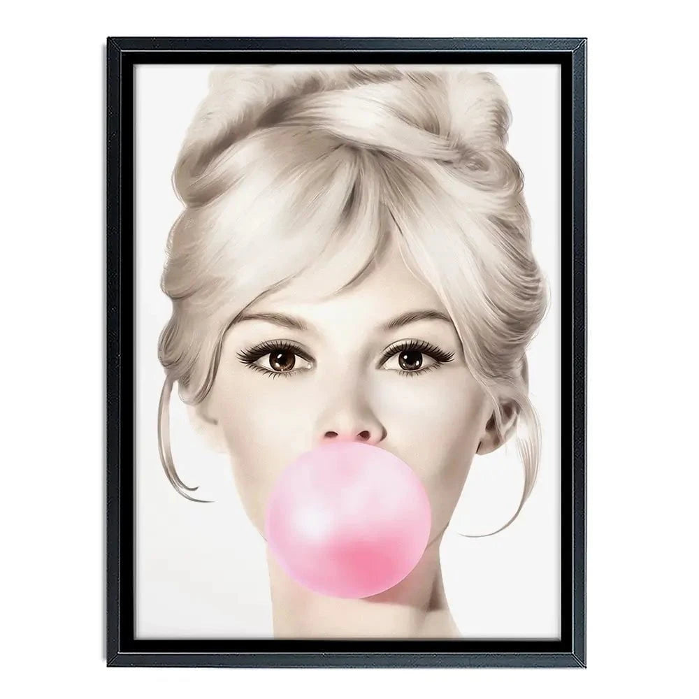 Bubblegum 3 Canvas Print Bubblegum 3 Canvas Print wall art product Art Print Shop