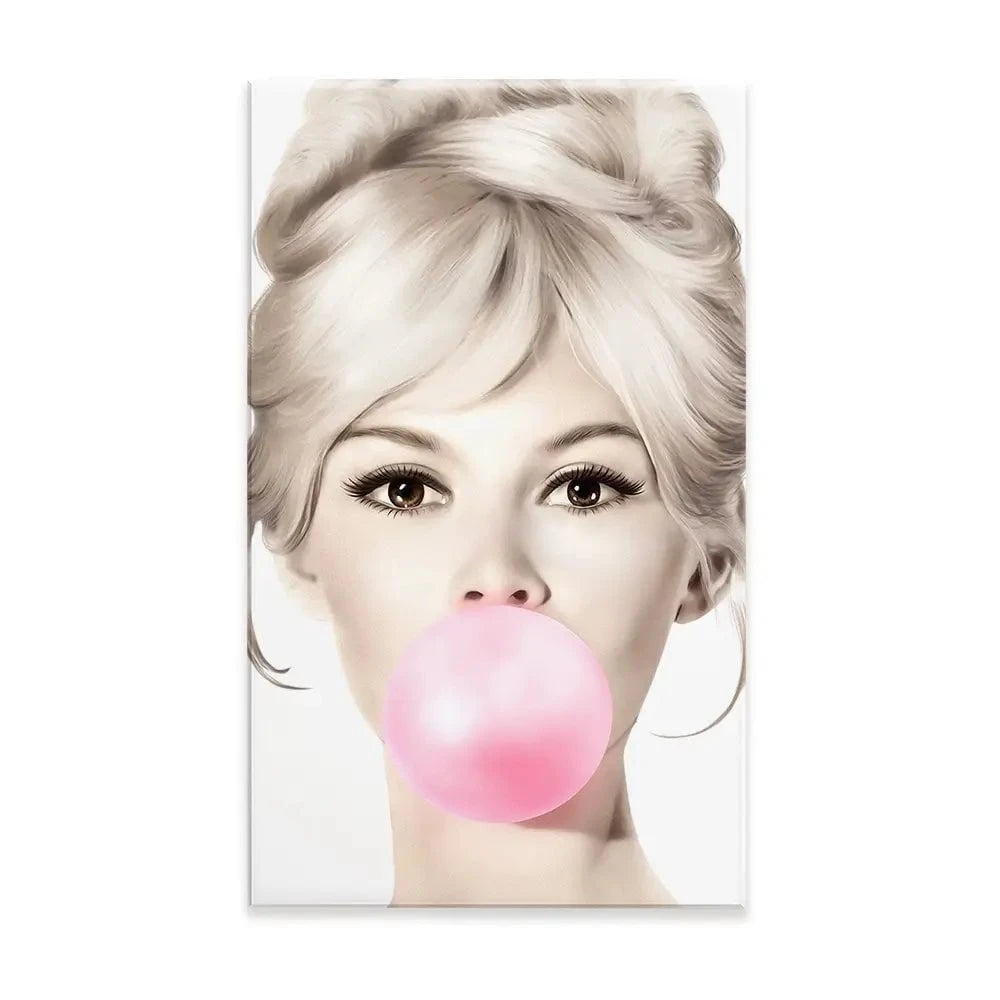 Bubblegum 3 Canvas Print Bubblegum 3 Canvas Print wall art product Art Print Shop