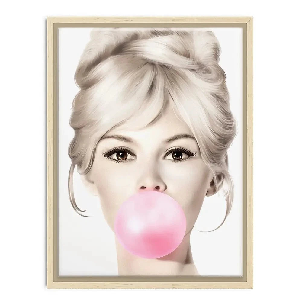 Bubblegum 3 Canvas Print Bubblegum 3 Canvas Print wall art product Art Print Shop