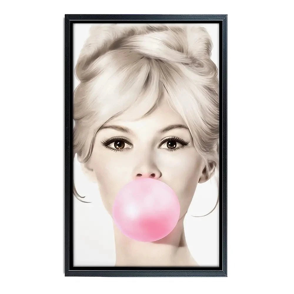 Bubblegum 3 Canvas Print Bubblegum 3 Canvas Print wall art product Art Print Shop