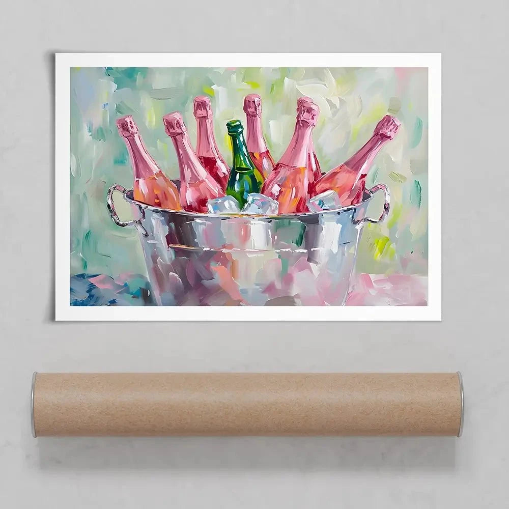 Bucket Of Bottles Art Print Bucket Of Bottles Art Print wall art product Art Print Shop