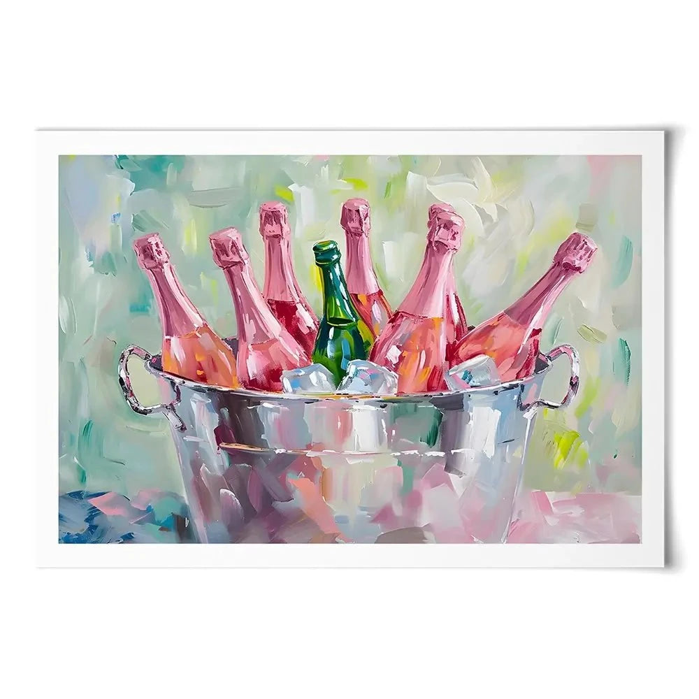 Bucket Of Bottles Art Print Bucket Of Bottles Art Print wall art product Art Print Shop