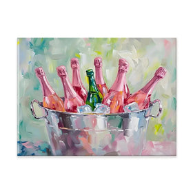 Bucket Of Bottles Canvas Print Bucket Of Bottles Canvas Print wall art product Art Print Shop