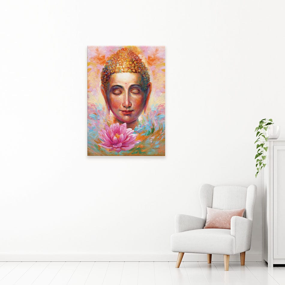 Buddha Canvas Print wall art product Leon Devenice