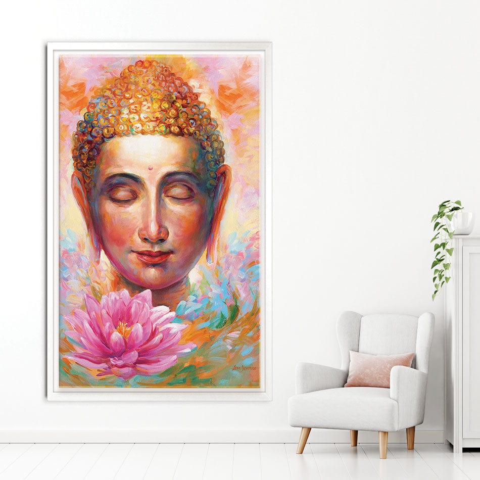 Buddha Canvas Print wall art product Leon Devenice