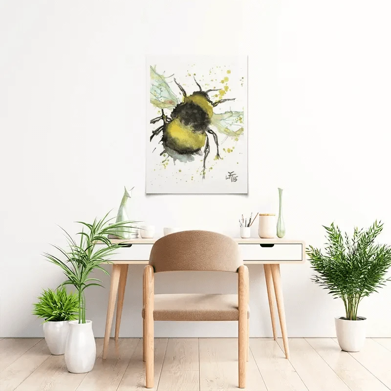 Bumblebee Art Print Bumblebee Art Print wall art product Jamie Taylor