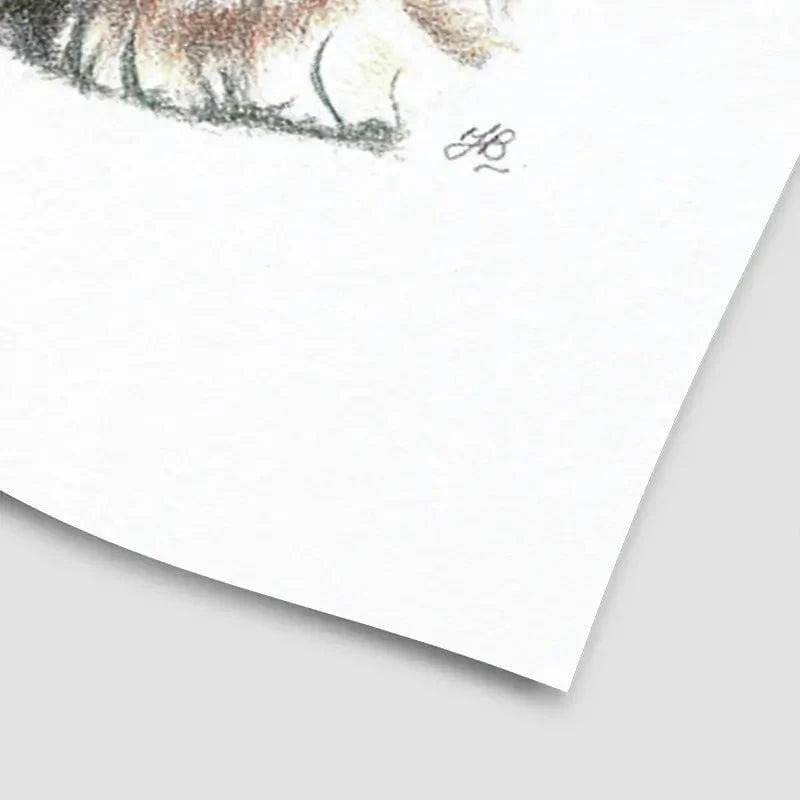 Bunny Illustration Art Print Bunny Illustration Art Print wall art product Jackie Bridges