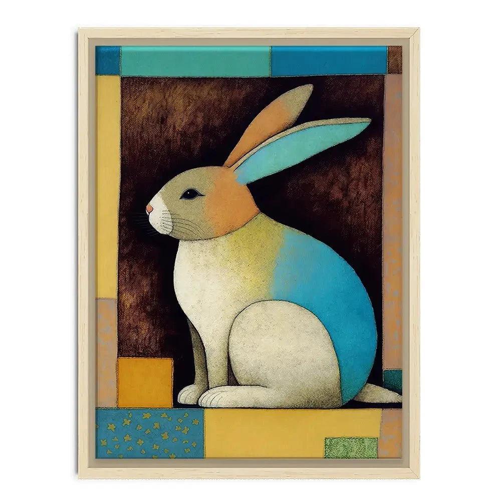 Bunny In The Box Canvas Print Bunny In The Box Canvas Print wall art product Treechild