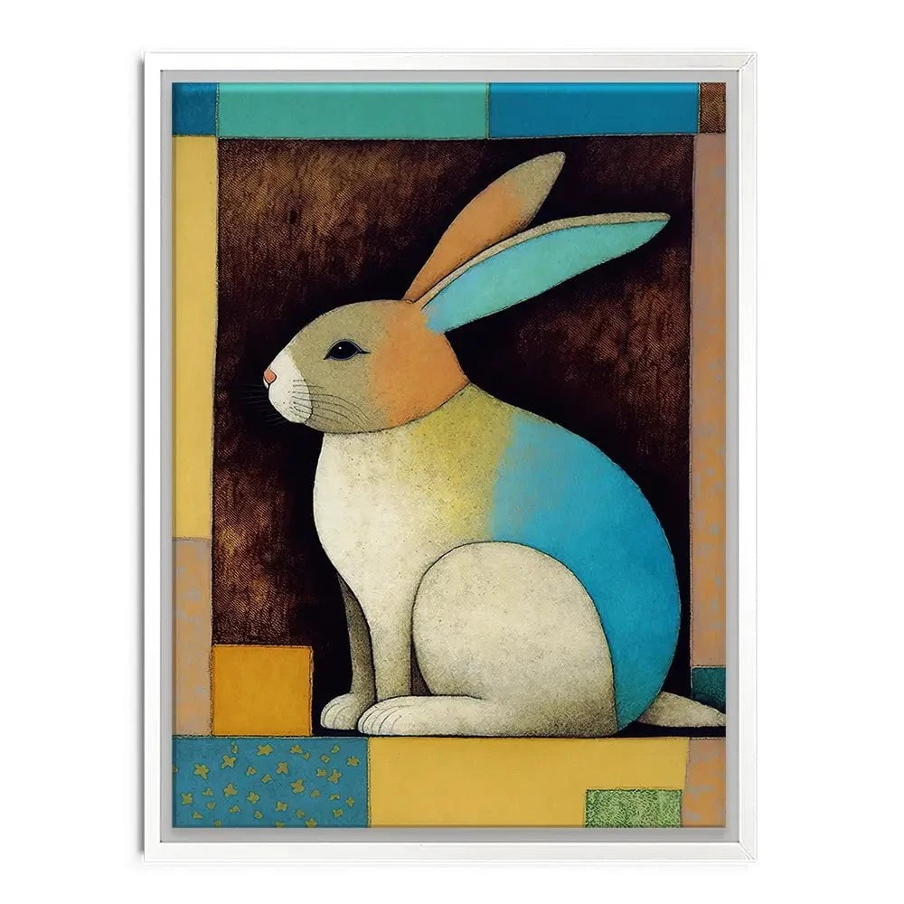 Bunny In The Box Canvas Print Bunny In The Box Canvas Print wall art product Treechild