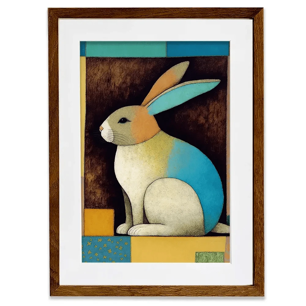 Bunny In The Box Framed Art Print Bunny In The Box Framed Art Print wall art product Treechild