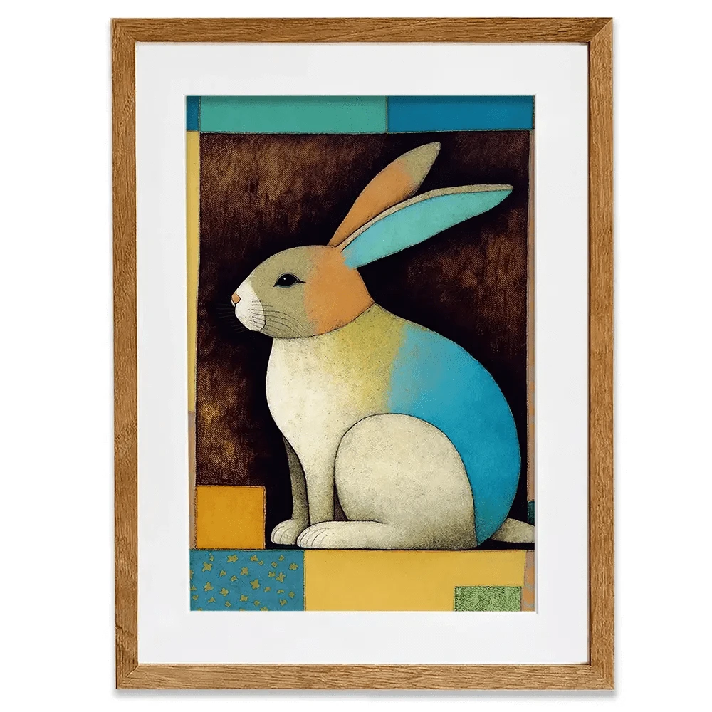 Bunny In The Box Framed Art Print Bunny In The Box Framed Art Print wall art product Treechild