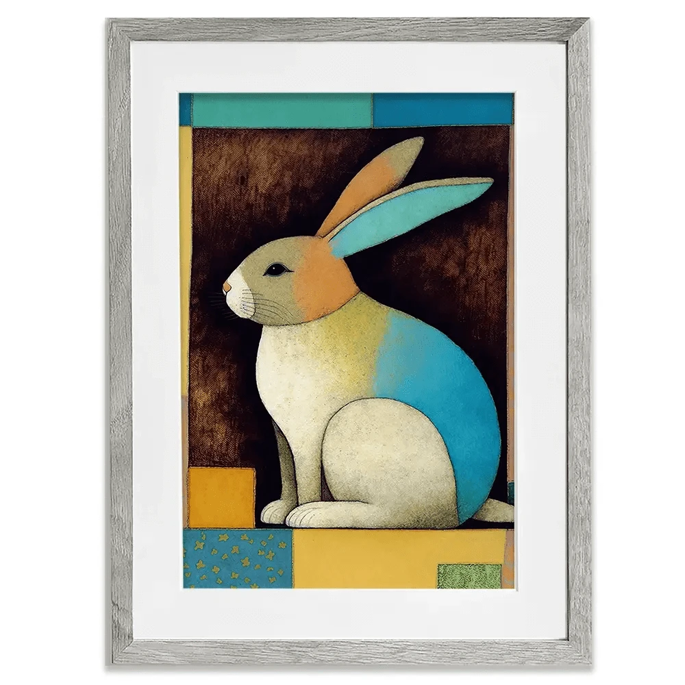 Bunny In The Box Framed Art Print Bunny In The Box Framed Art Print wall art product Treechild