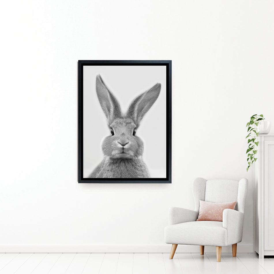 Bunny Rabbit Portrait Canvas Print wall art product R Visser