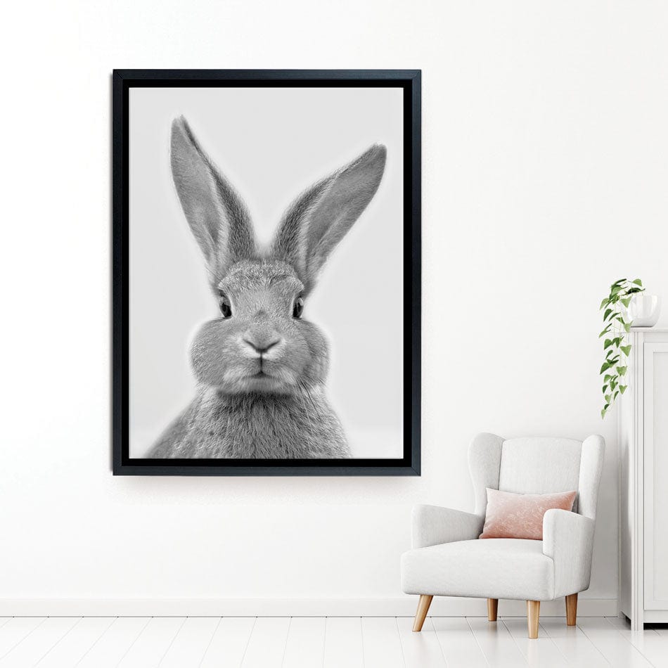Bunny Rabbit Portrait Canvas Print wall art product R Visser