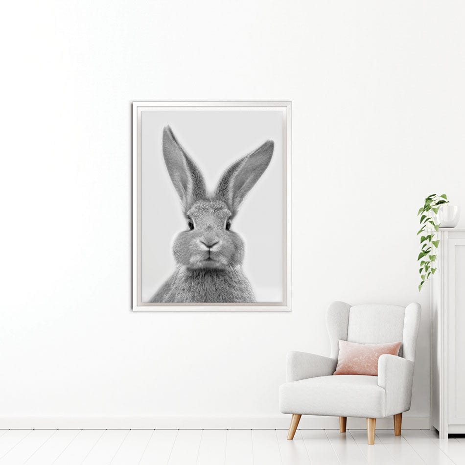 Bunny Rabbit Portrait Canvas Print wall art product R Visser