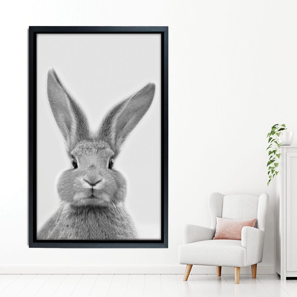 Bunny Rabbit Portrait Canvas Print wall art product R Visser