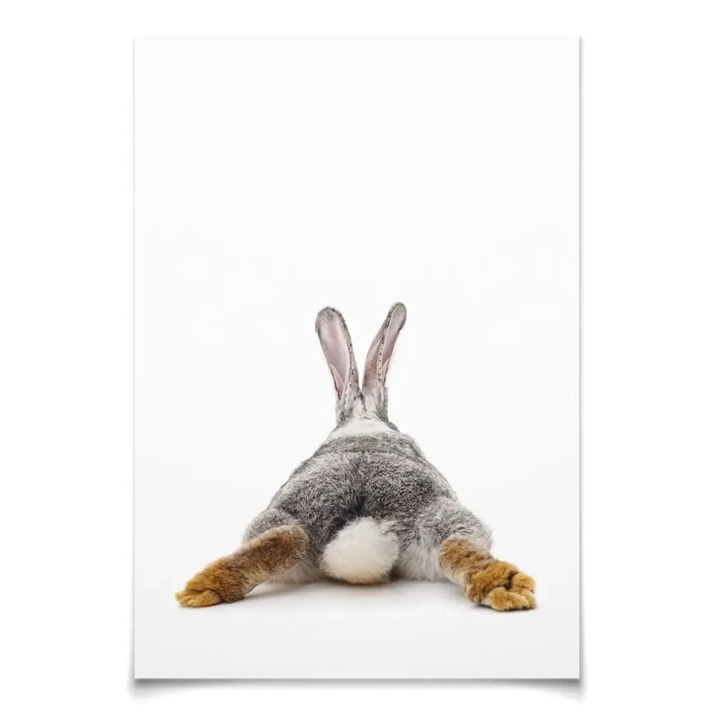Bunny Rabbit Tail Art Print Bunny Rabbit Tail Art Print wall art product Oleksandr Lytvynenko / Shutterstock