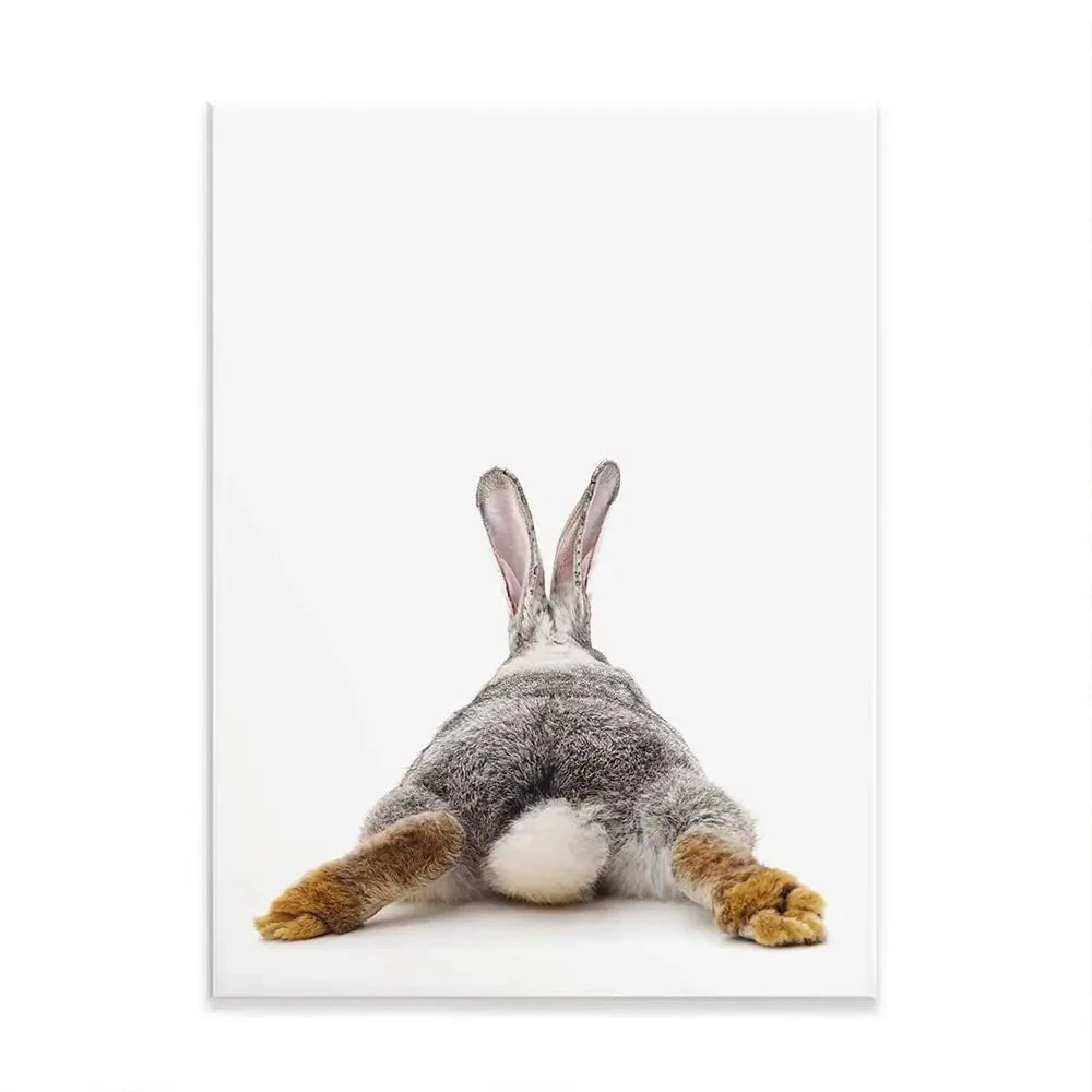 Bunny Rabbit Tail Canvas Print Bunny Rabbit Tail Canvas Print wall art product Oleksandr Lytvynenko / Shutterstock