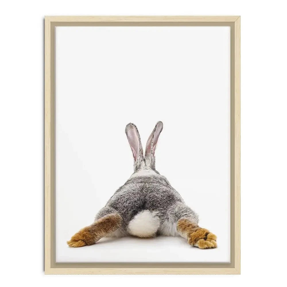 Bunny Rabbit Tail Canvas Print Bunny Rabbit Tail Canvas Print wall art product Oleksandr Lytvynenko / Shutterstock