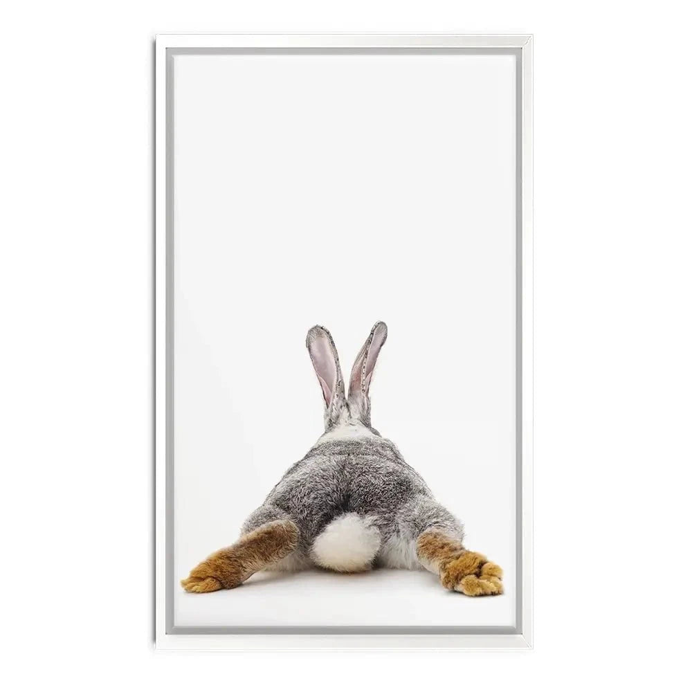 Bunny Rabbit Tail Canvas Print Bunny Rabbit Tail Canvas Print wall art product Oleksandr Lytvynenko / Shutterstock
