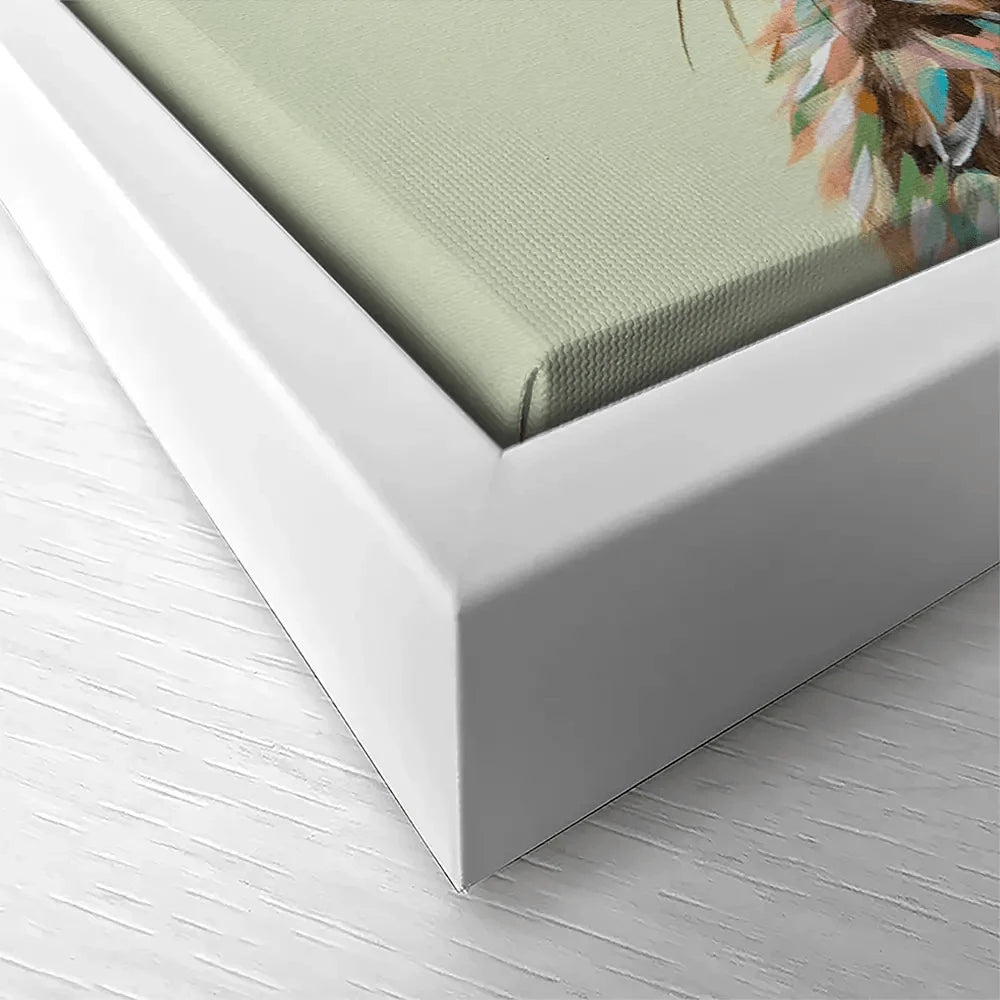 Bunny With Flowers Canvas Print Bunny With Flowers Canvas Print wall art product Carolee Vitaletti