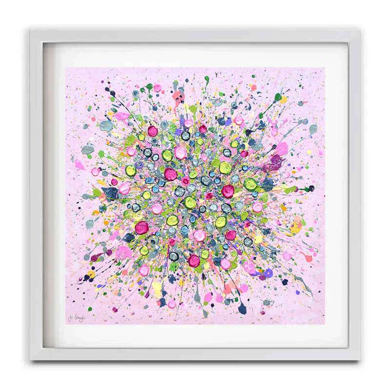 Bursting With Love Framed Art Print Bursting With Love Framed Art Print wall art product Jo Gough