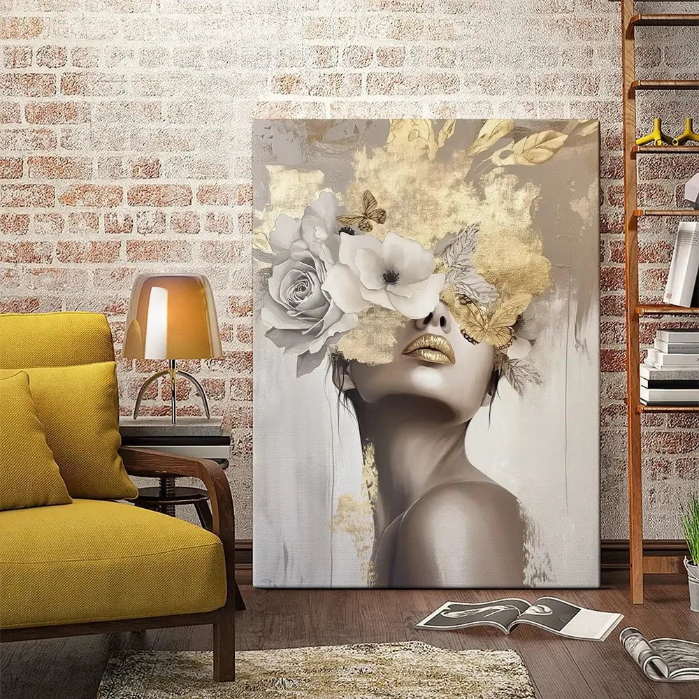 Butterfluer Canvas Print Butterfluer Canvas Print wall art product Isabella Karolewicz