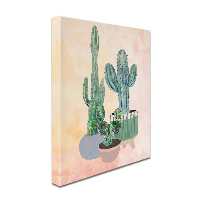 Cacti Canvas Print Cacti Canvas Print wall art product Sarah Manovski