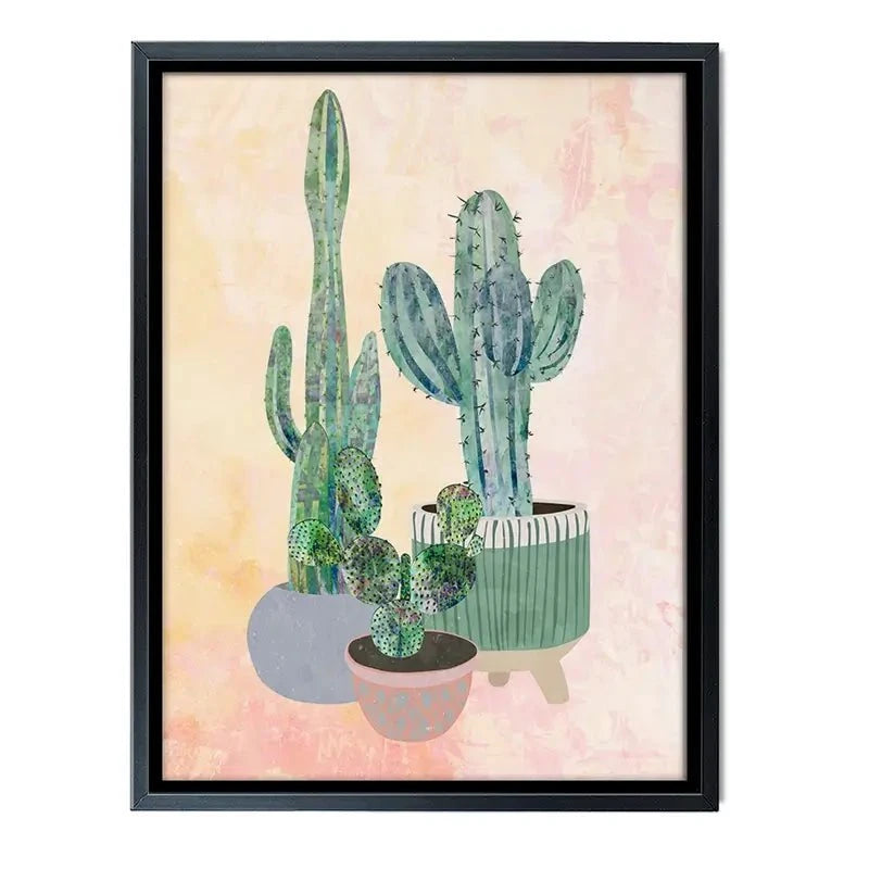 Cacti Canvas Print Cacti Canvas Print wall art product Sarah Manovski