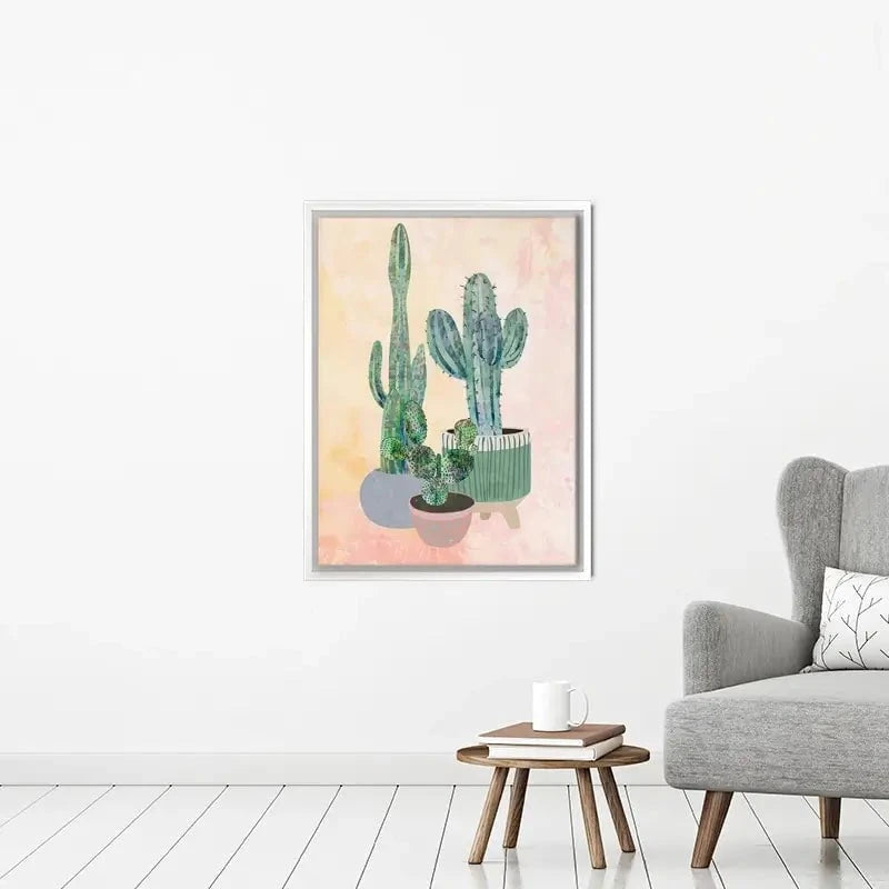 Cacti Canvas Print Cacti Canvas Print wall art product Sarah Manovski