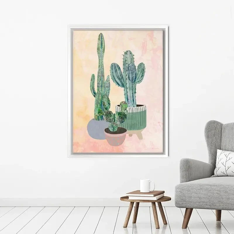 Cacti Canvas Print Cacti Canvas Print wall art product Sarah Manovski