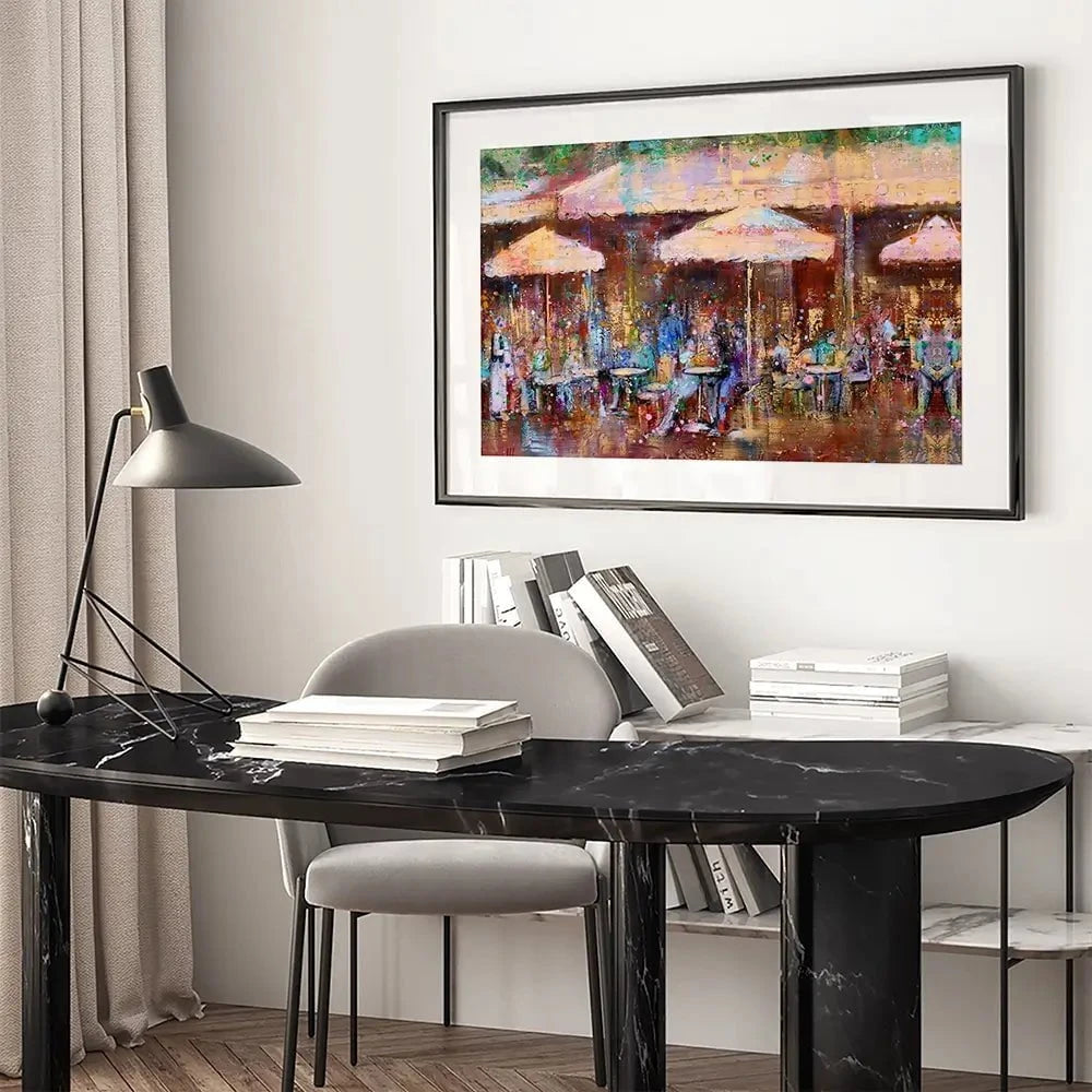 Café De Flore Framed Art Print Café De Flore Framed Art Print wall art product Studio Paint-Ing