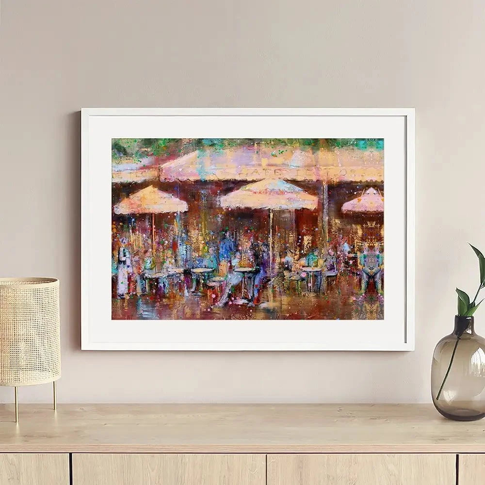 Café De Flore Framed Art Print Café De Flore Framed Art Print wall art product Studio Paint-Ing