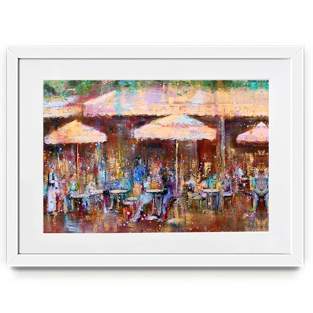 Café De Flore Framed Art Print Café De Flore Framed Art Print wall art product Studio Paint-Ing