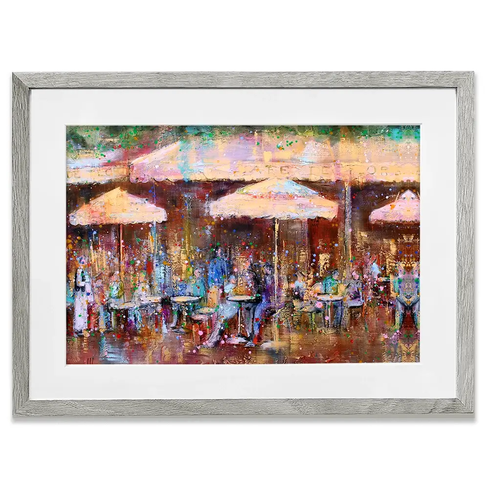 Café De Flore Framed Art Print Café De Flore Framed Art Print wall art product Studio Paint-Ing