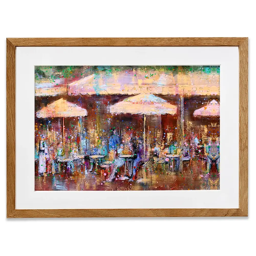 Café De Flore Framed Art Print Café De Flore Framed Art Print wall art product Studio Paint-Ing
