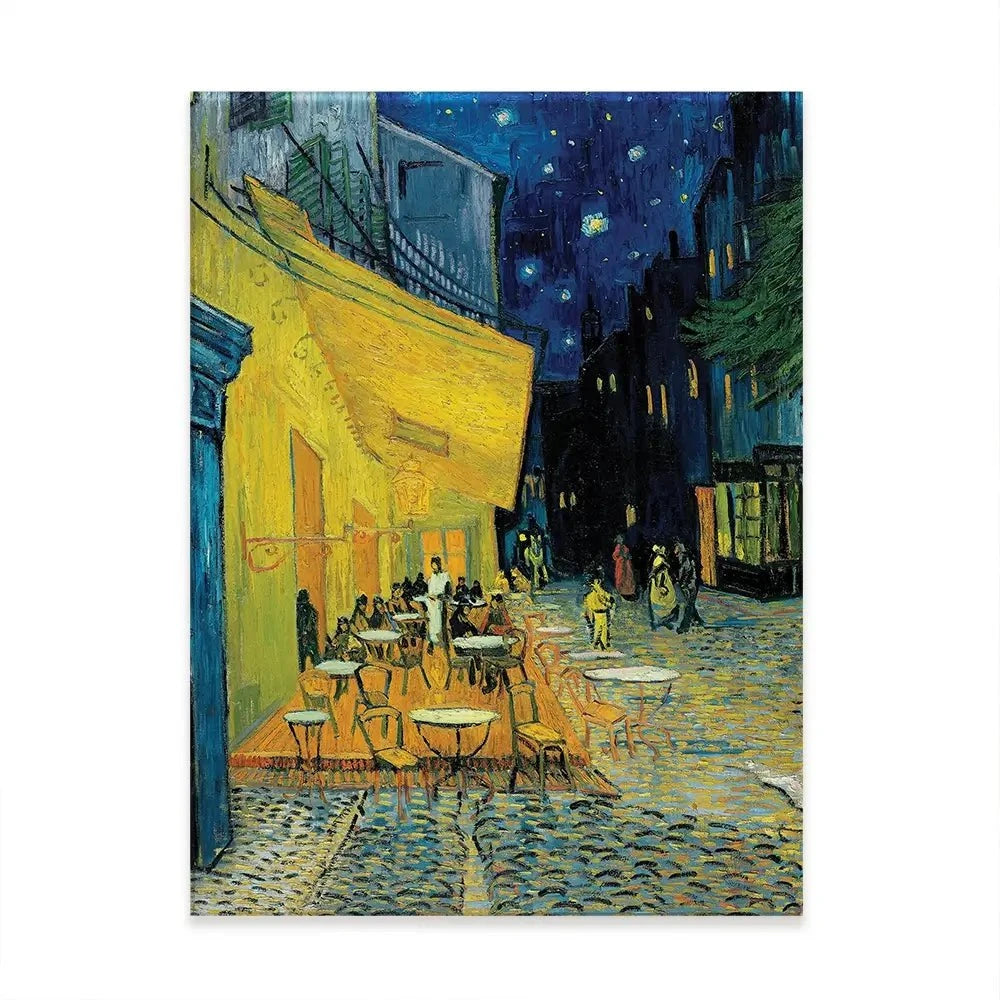 Cafe Terrace At Night Canvas Print Cafe Terrace At Night Canvas Print wall art product Vincent Van Gogh
