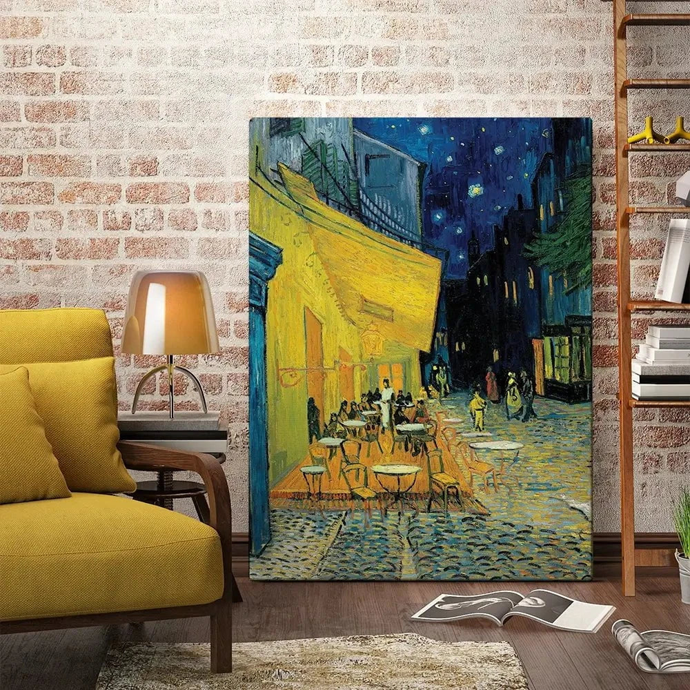 Cafe Terrace At Night Canvas Print Cafe Terrace At Night Canvas Print wall art product Vincent Van Gogh
