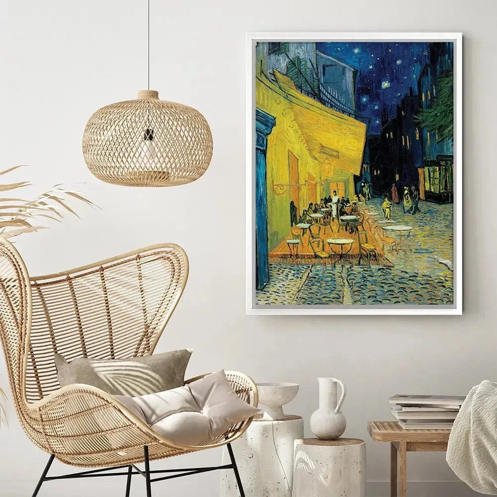 Cafe Terrace At Night Canvas Print Cafe Terrace At Night Canvas Print wall art product Vincent Van Gogh